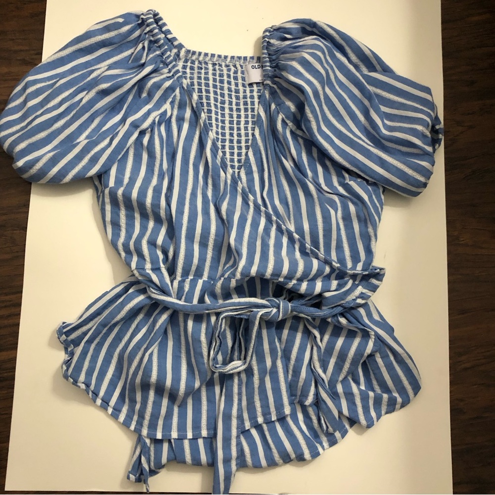 Cute wrap blouse from Old Navy